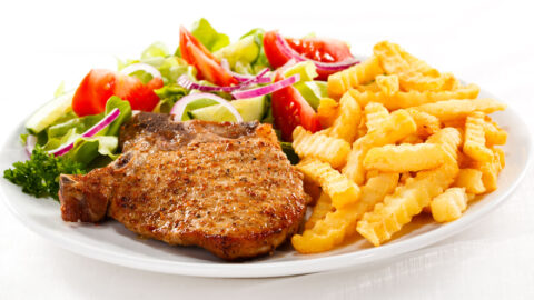 Plat de steak